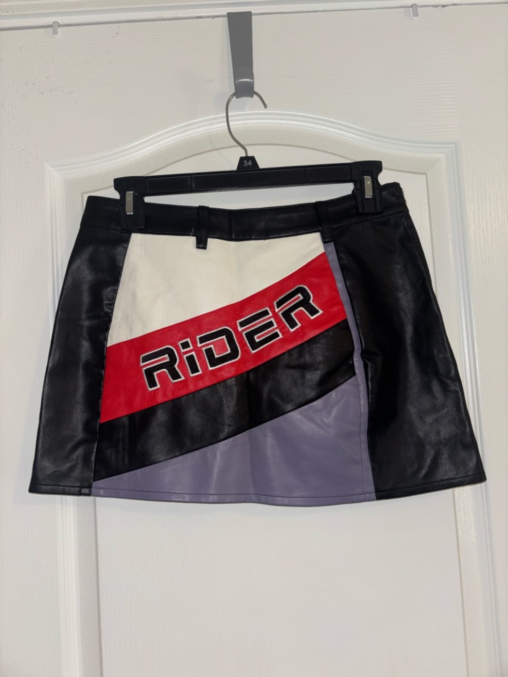 Moto Rider pleather skirt